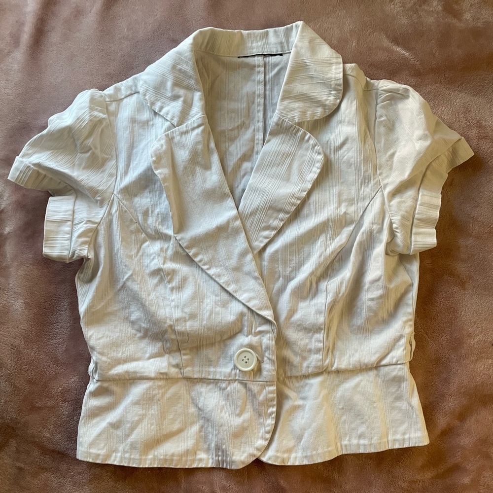 Lapel Collar Blouse